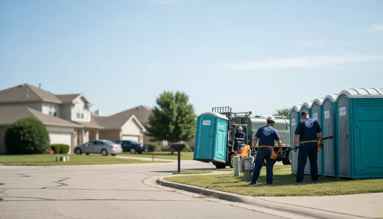 Porta Potty Rental in Moore, TX near me
